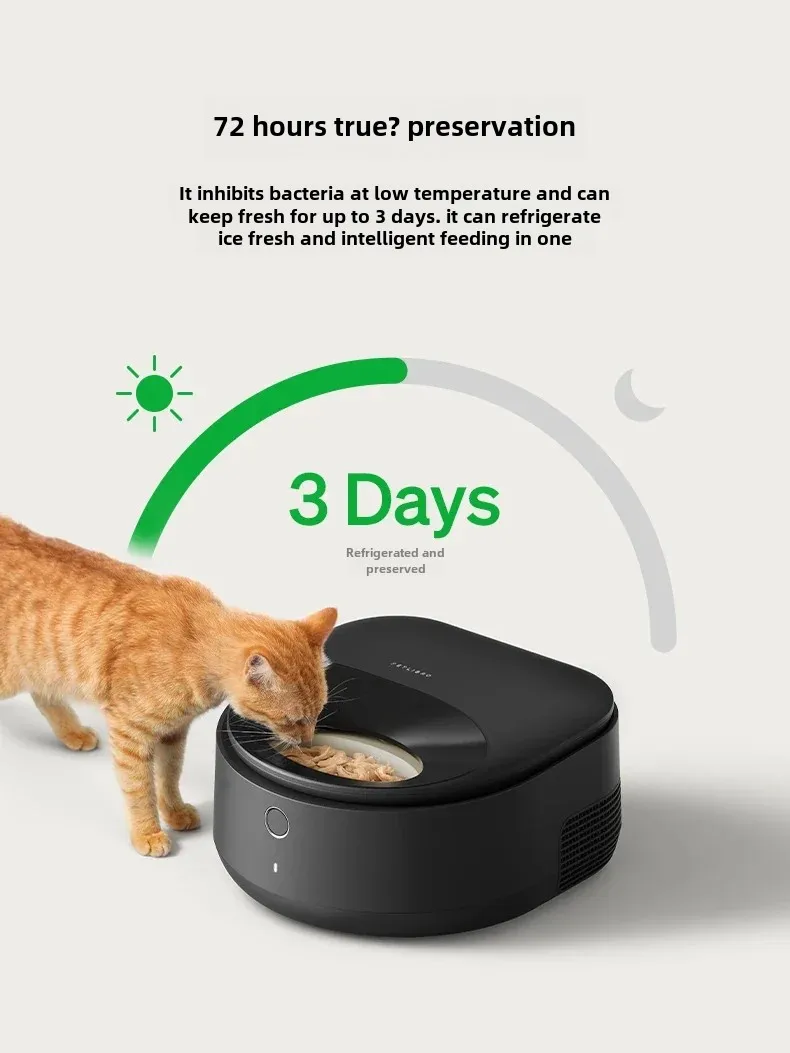 Automatic Wet Food Feeder for Cats - Intelligent Timer Control Pet Canned Food Jar Feeder