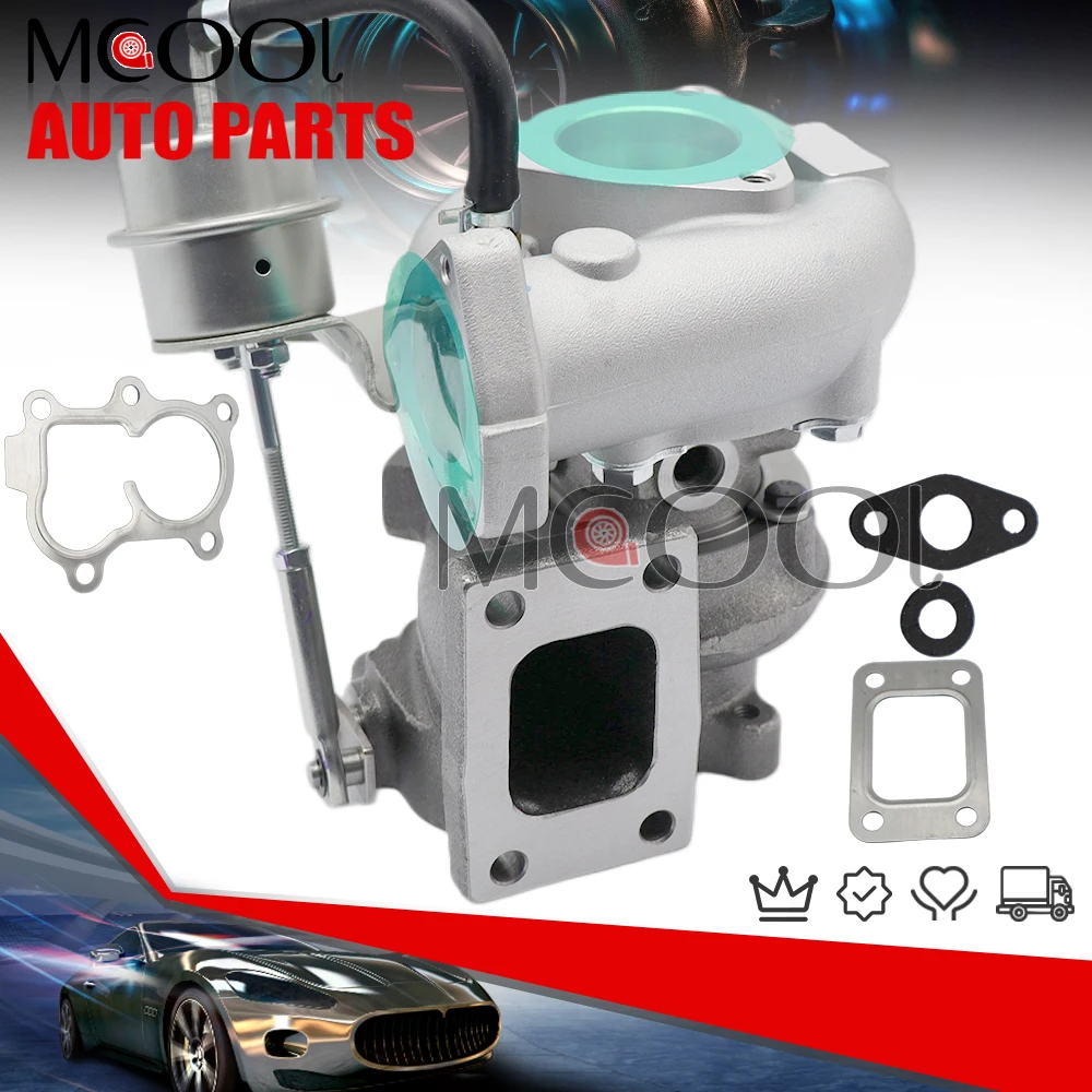 Para Nissan Turbo turbocompresor para Nissan TD27 NS25 D22 Navara Pickup 3.2L QD32 QD32T 80KW juntas 14411-7T600 49377-02600
