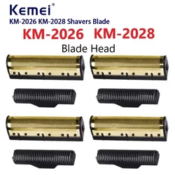 Kemei Original Electric Shavers Blades Golden Foil Knife Net and Cutter Head Suitable for KM-2026 KM-2028 Floating Razor
