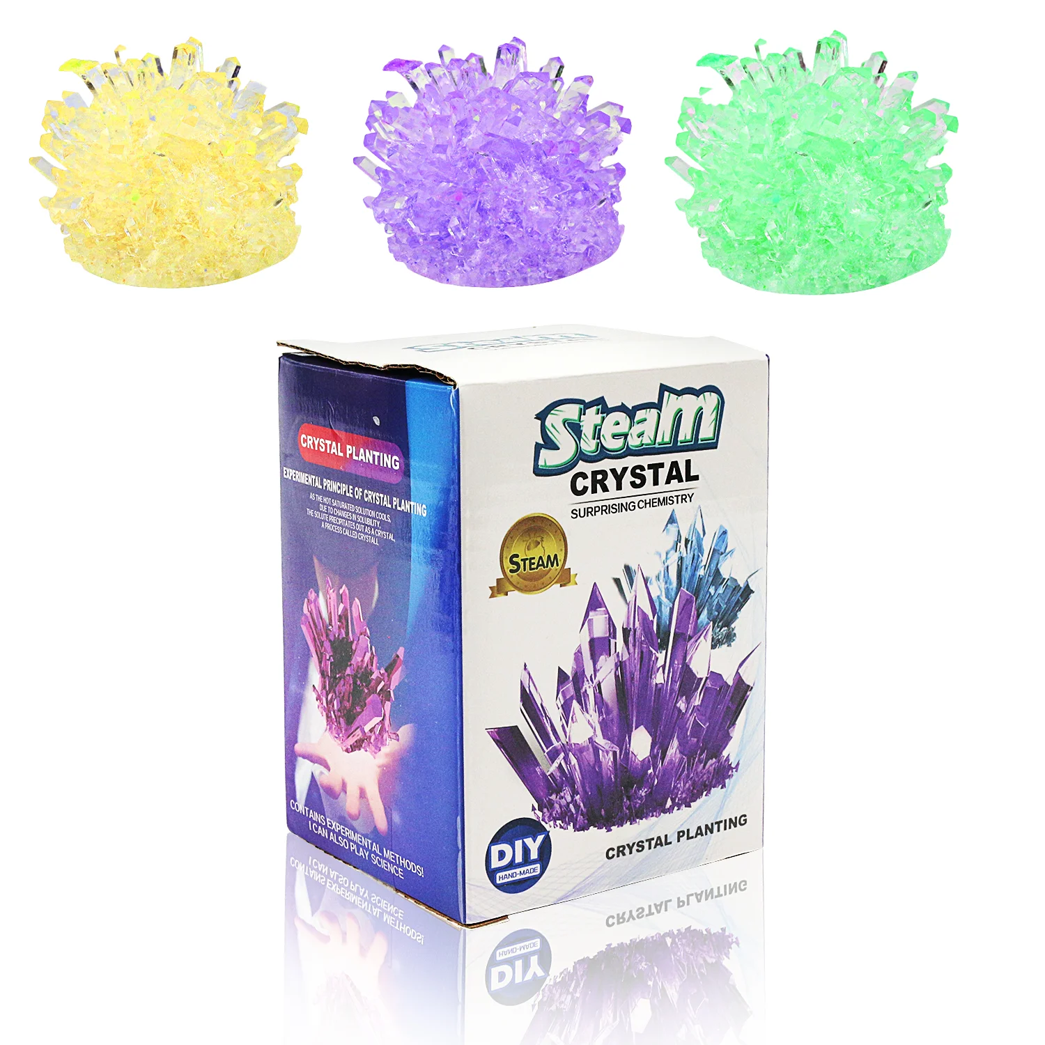 Crystal planting DIY scientific experiment set fun, parent-child communication on chemical crystallization principles