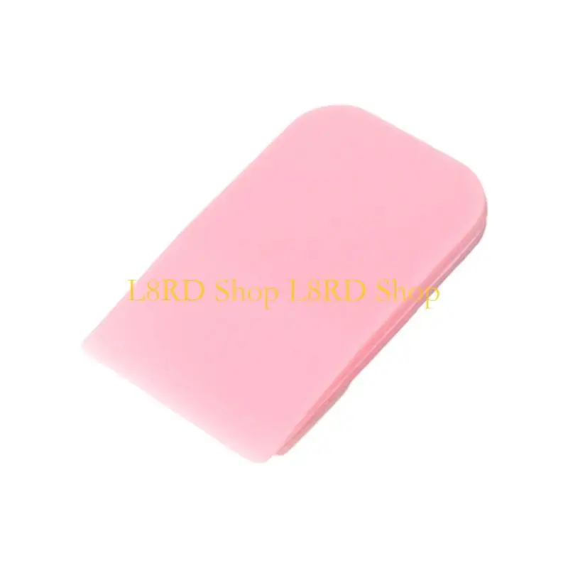 L8RD Silicone Flat Cosmetic Brush For Precise Application Easy Maintenance Nonabsorbent Skin Friendly Makeup Tool