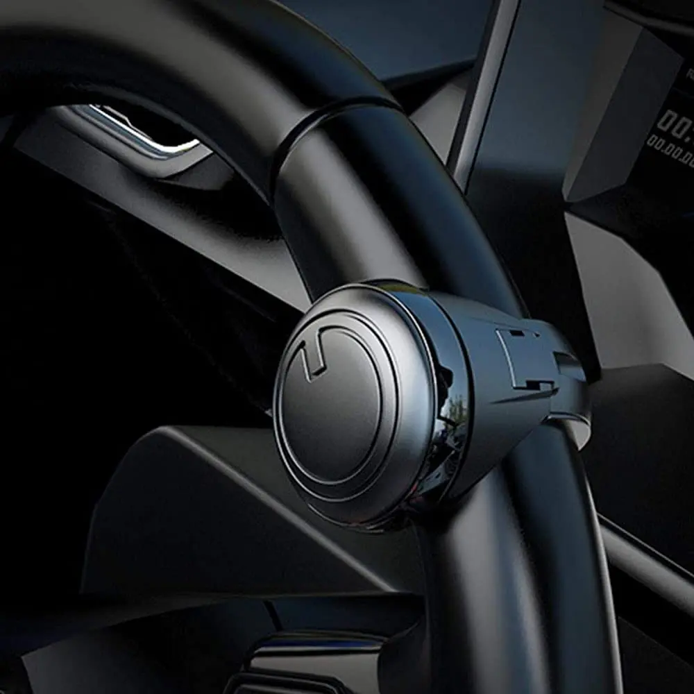 Metal Car Power Handle Spinner Steering Wheel Knob 360 Degree Tation Universal Driving Steering Wheel Knob Acesssories