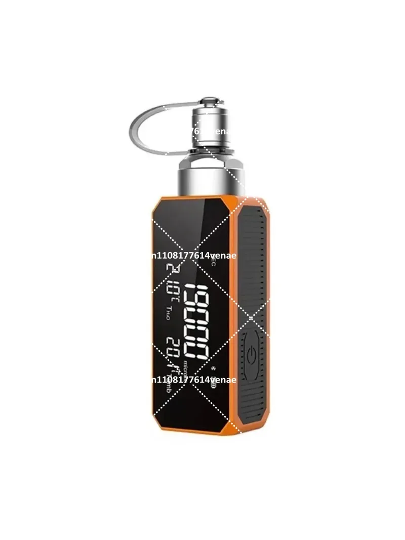 Micro Vacuum Gauge for Refrigeration Maintenance, Precision Measuring Instrument with Three-Way Valve Bending Adapter