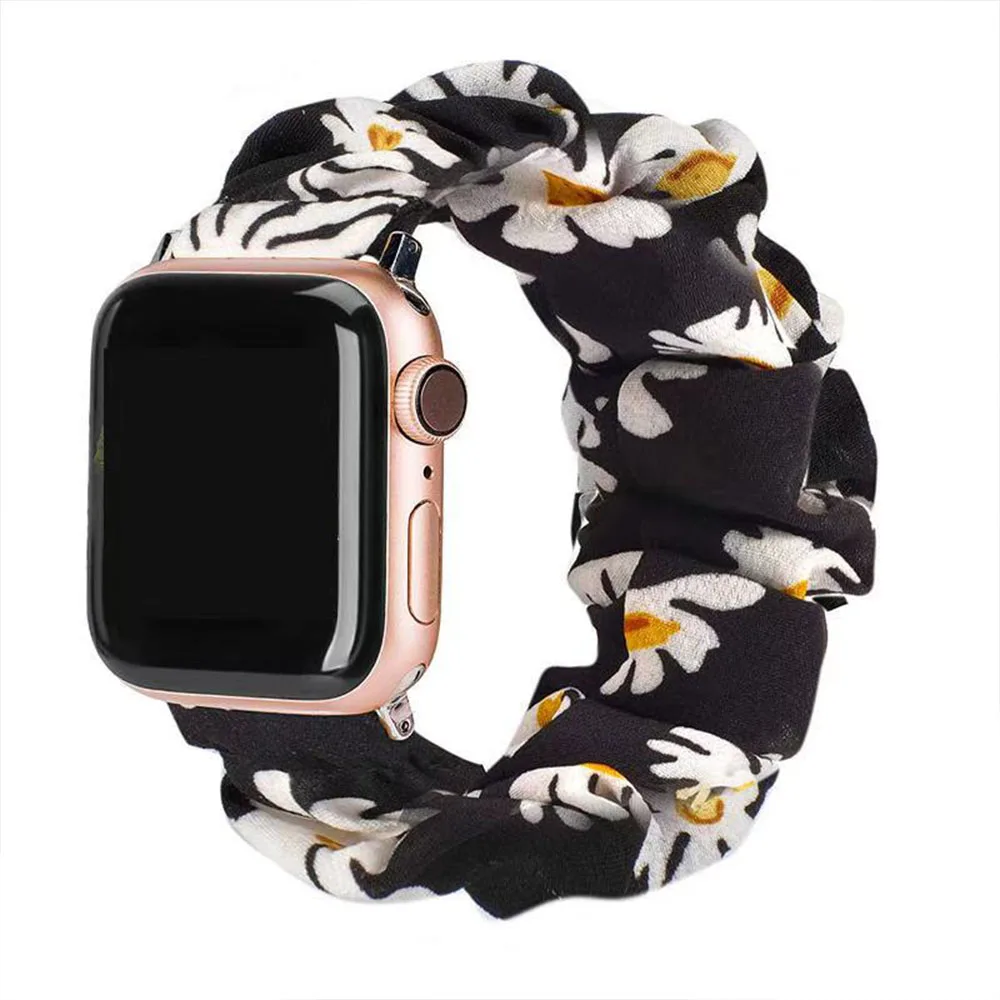 

Nylon Elastic Strap for Apple Watch 46mm 42mm 44mm 40mm 45mm 41mm 49mm Fashion Watchband for iWatch 10 Ultra 9 8 7 6 5 SE Strap