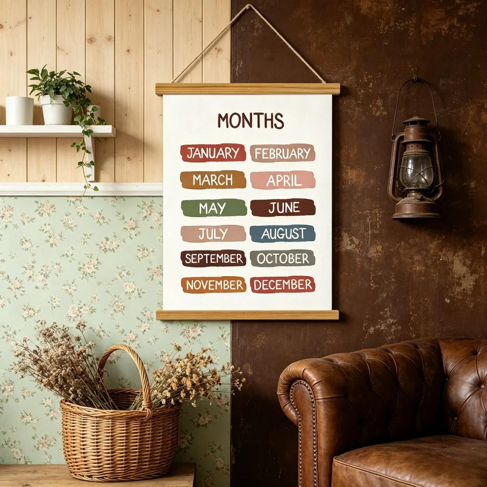 1PC Affirmations Art Print,Solid Wood Hanging Paintings Room Sun Wall Art, Educational Posters,Inspirational Quotes Wall Decor