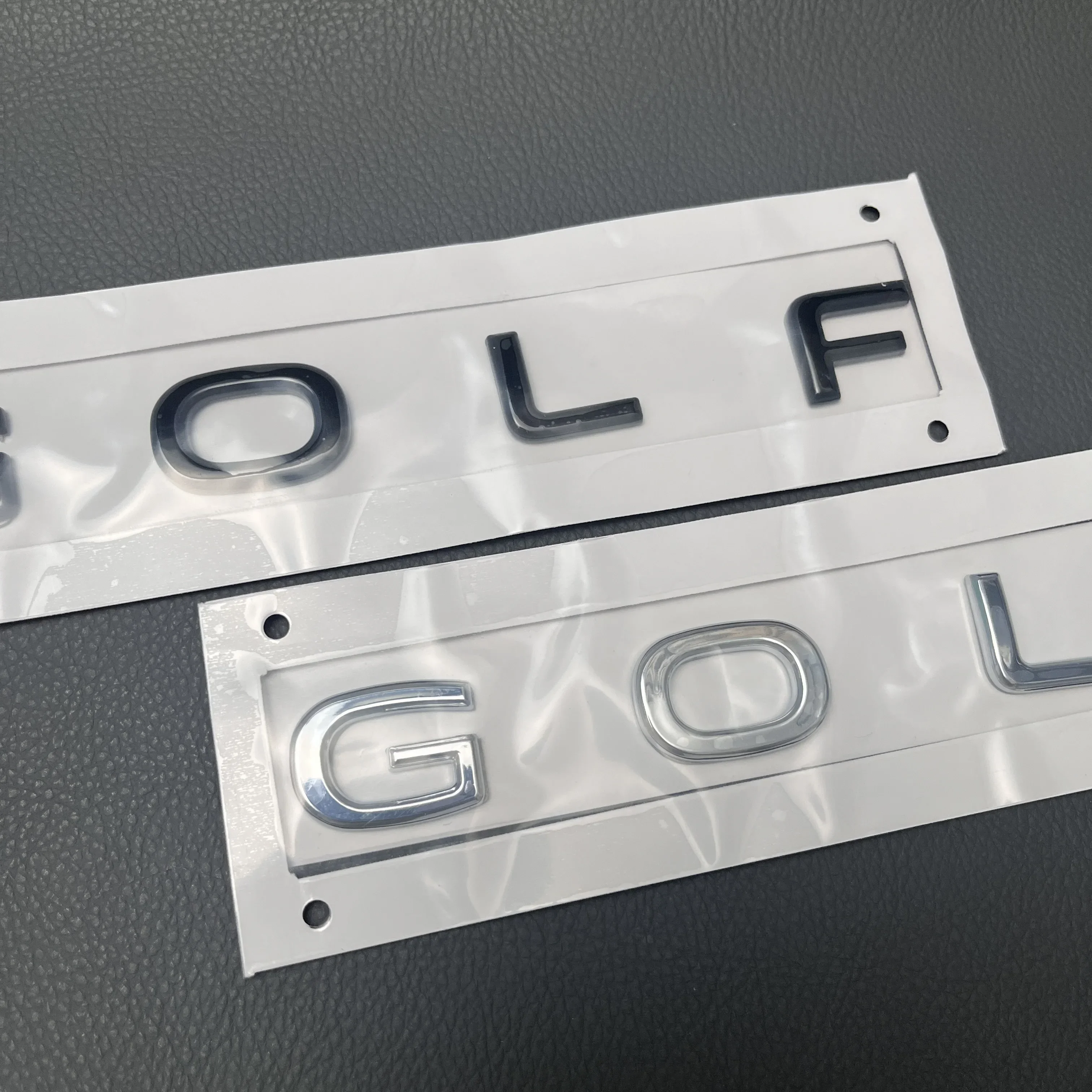 VW 2026 Hot For VW Golf 8 Rline Rear Vehicle Logo Post Character Mark English Letter Golf Logo Silver - view 2