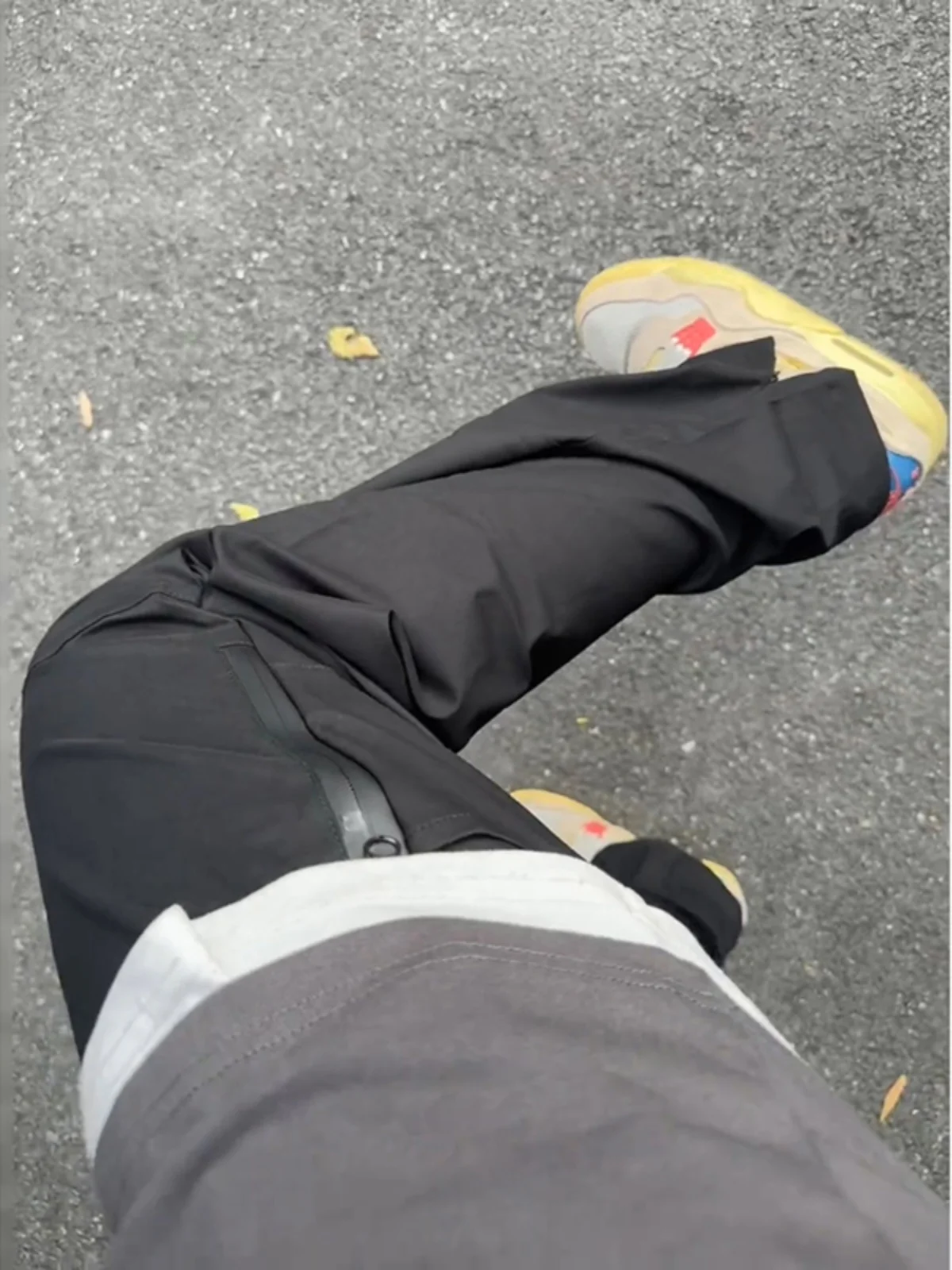 

Bla Knight Men's Workwear Trousers Windproof Water-resistant Cargo Pants Autumn Season Zippered Sides Functional Sle Casu...