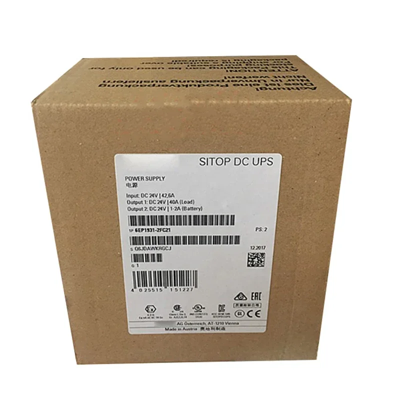 New original 6EP1931-2FC21 SITOP DC-UPS module 24V 40A uninterruptible power supply spot