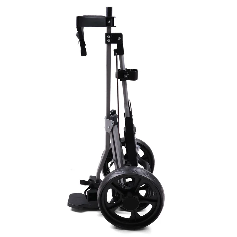 عربة جولف ذات 3 عجلات مع مجموعة USB فضية بحد أقصى حامل أكواب المظلة بسعر المصنع بالجملة أكياس الجولف متضمنة