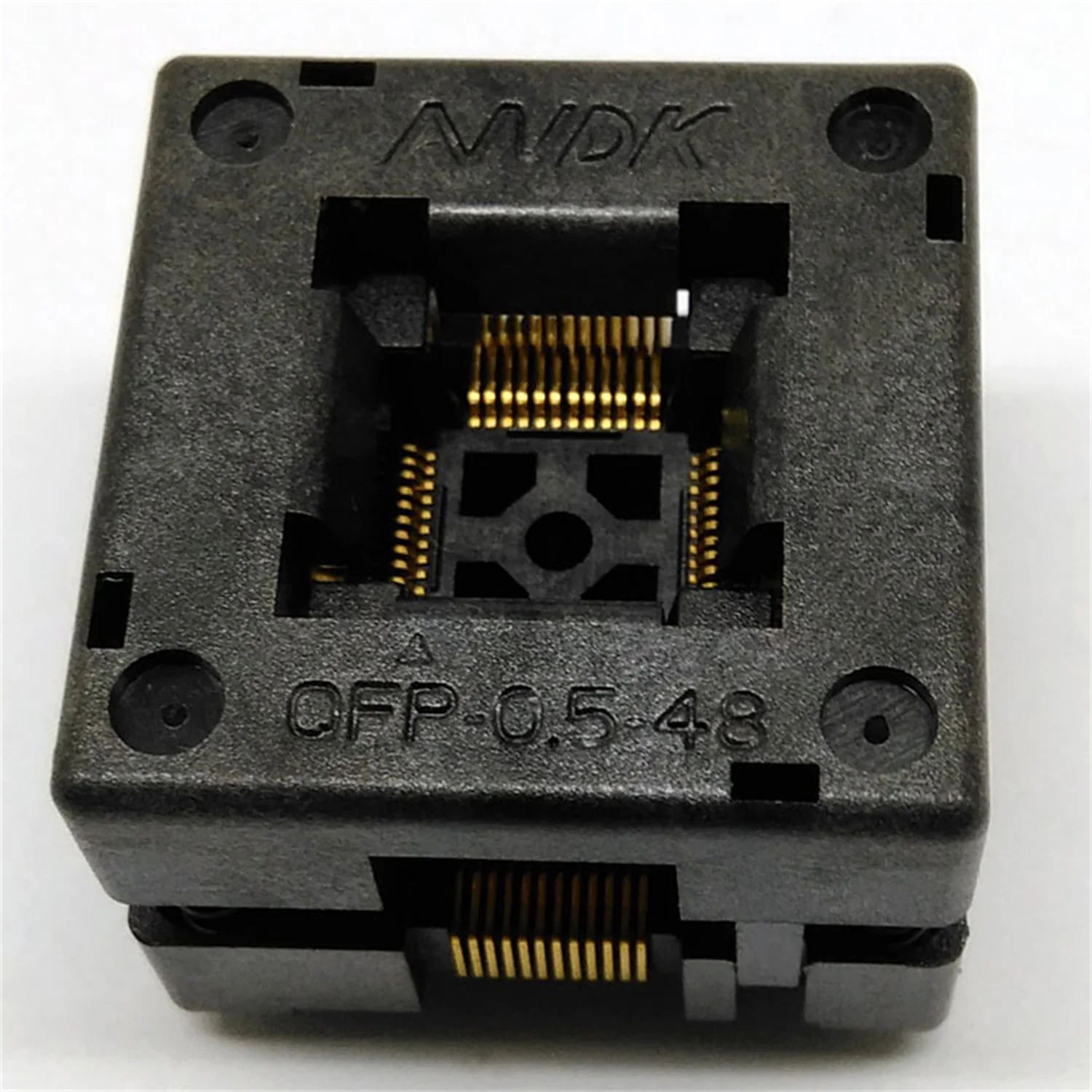 Imagem -03 - Passo Superior Aberto 0.5 mm Programador Soquete Fpq480.5-06 Teste Flash Adaptador de Conversão Bloco Qfp48 Tqfp48 Lqfp48