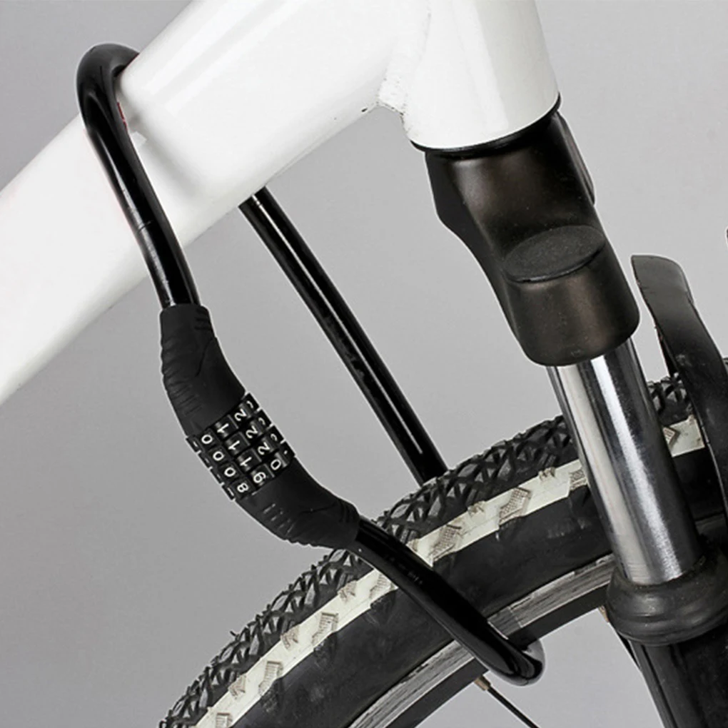 Bike Lock With Numbers Reliable Partner For Cycling Trips Easy To Bicycle Lock With Combination Code