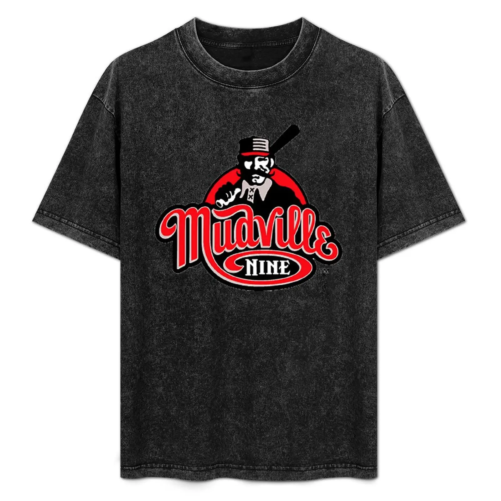 

Mudville Nine Baseball T-Shirt Big Size Crew Neck T-Shirt