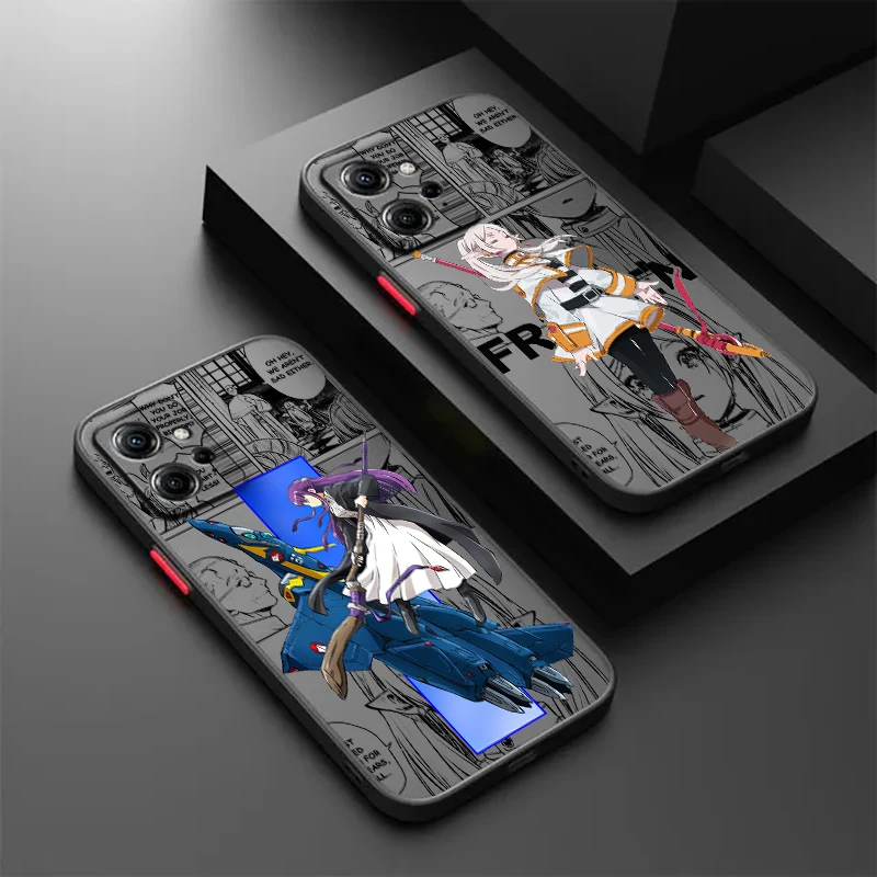 Frieren Beyond Journey End Frosted Translucent For Redmi 8 8A 9A 9C 9AT 9 9T 10X 10A 10C 10 11A 12C 12 13C 5G Cover Phone Case