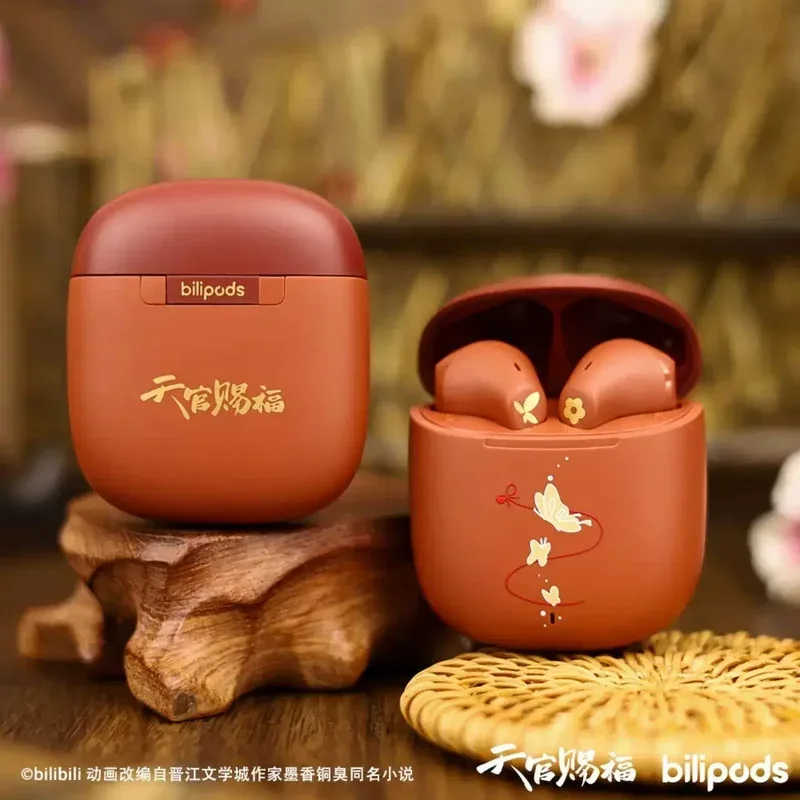 

Heaven Official's Blessing Hua Cheng Xie Lian Anime Wireless Bluetooth Headset TGCF Earphones Suit Action figure Gift