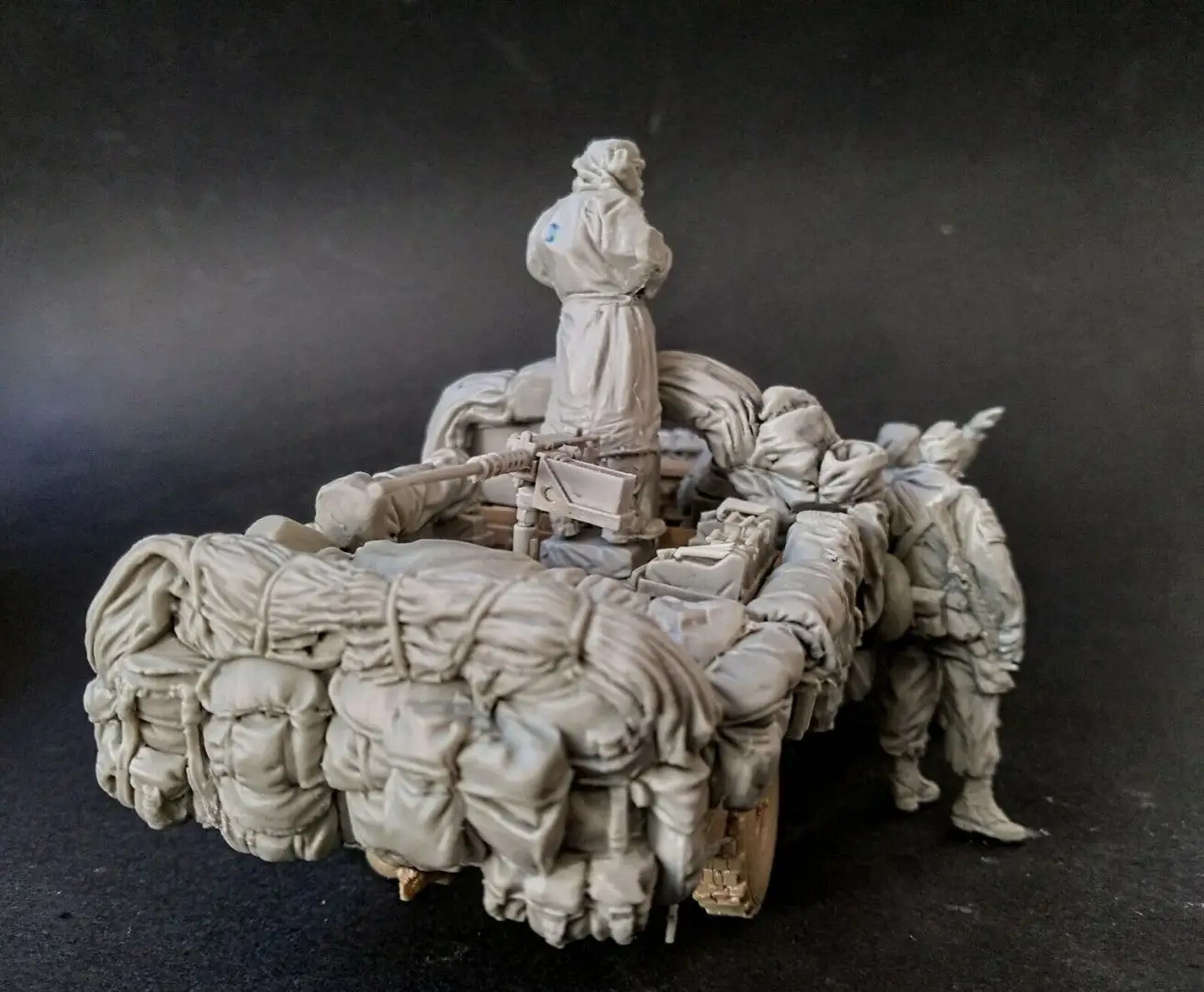 1/35 Resin Model Figure GK, Unassembled and unpainted kit