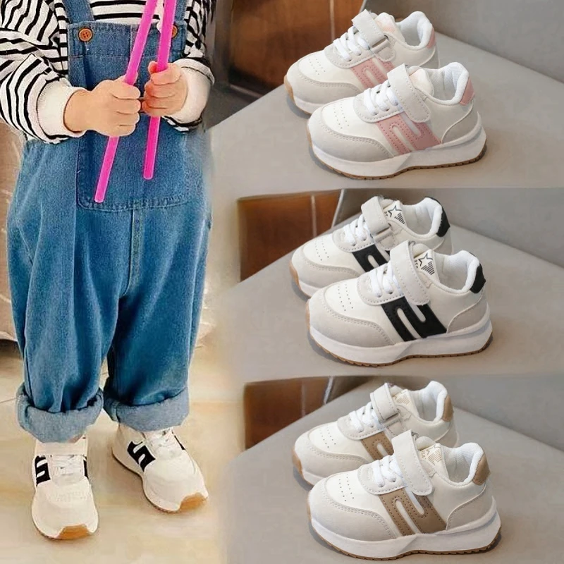 

Children's Baby Sneakers Breathable Non-slip Boys and Girls Single Shoes Pink Fashion Chunky Sneakers Baby Girl Casual Shoes