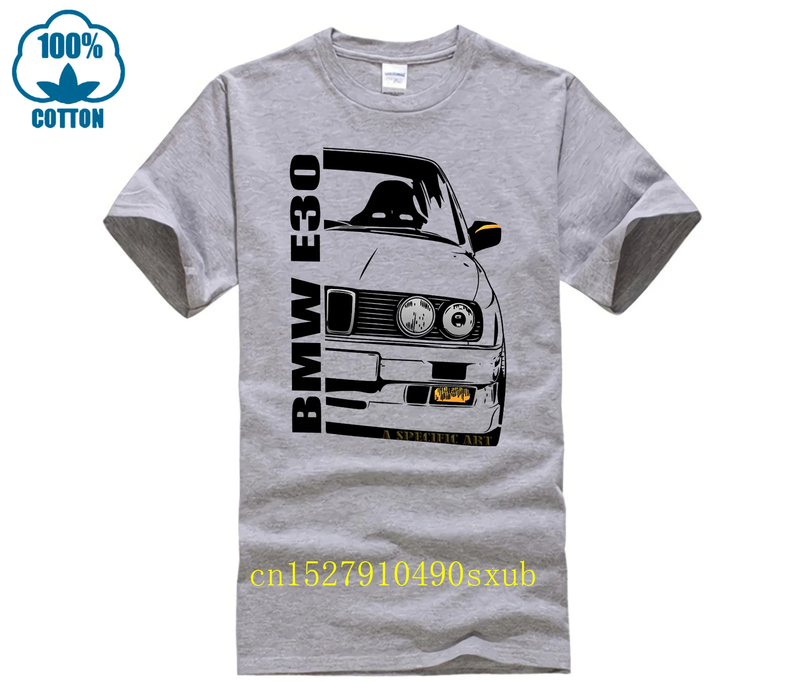 FAN E30 HALF SHAPE Bavarian FINE ART GRAPHIC DESIGN HIGH QUALITY T Shirt