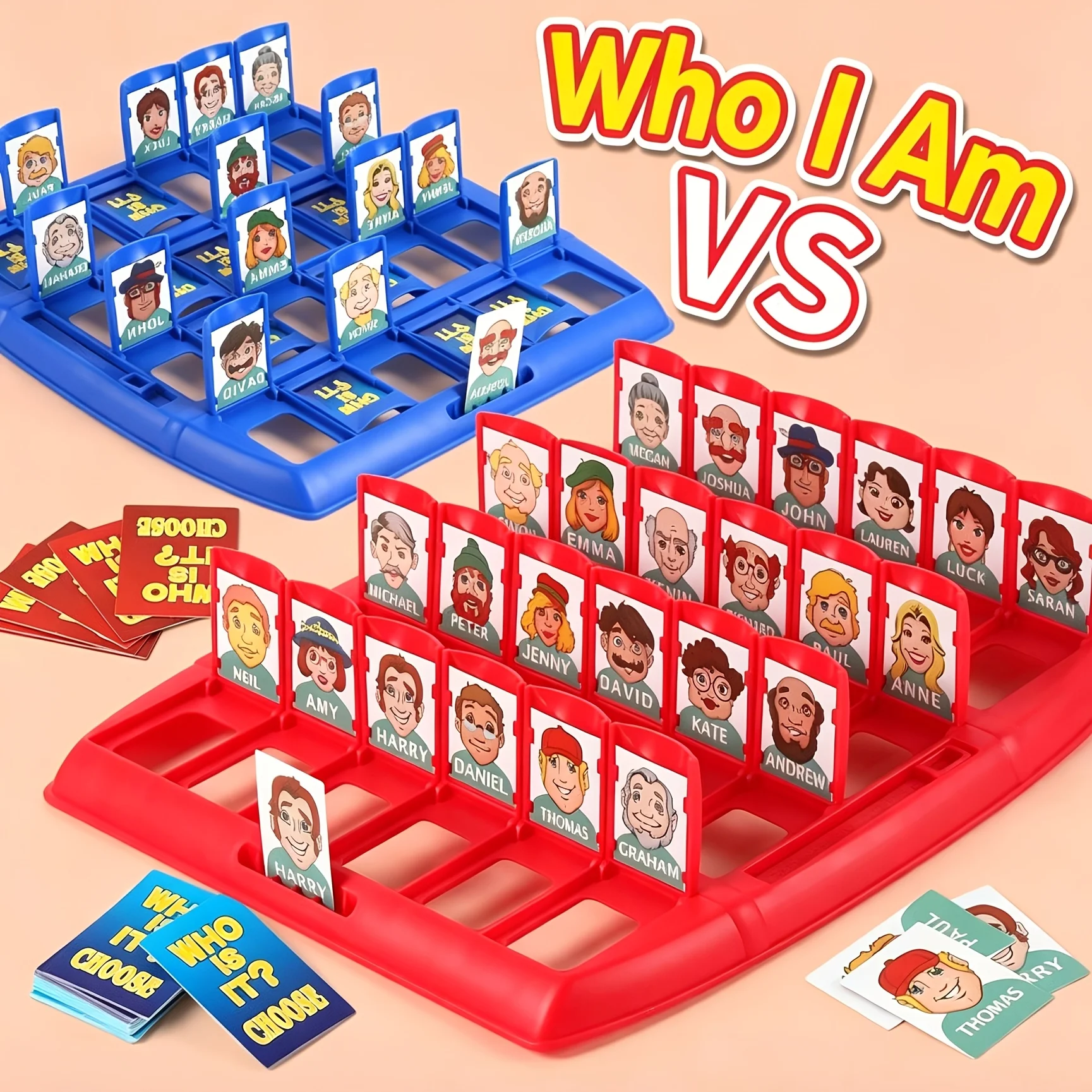 Guess Who Am I? Board Game Family Gathering Novelty Fun Party Card Game Speech Expression Training Strategy Puzzle Birthday Gift - view 3