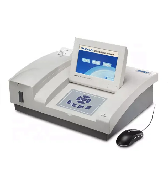 

LCD display Veterinary use pet canine cat feline EMP-168vet Clinical/Veterinary Semi-auto Biochemistry Analyzer