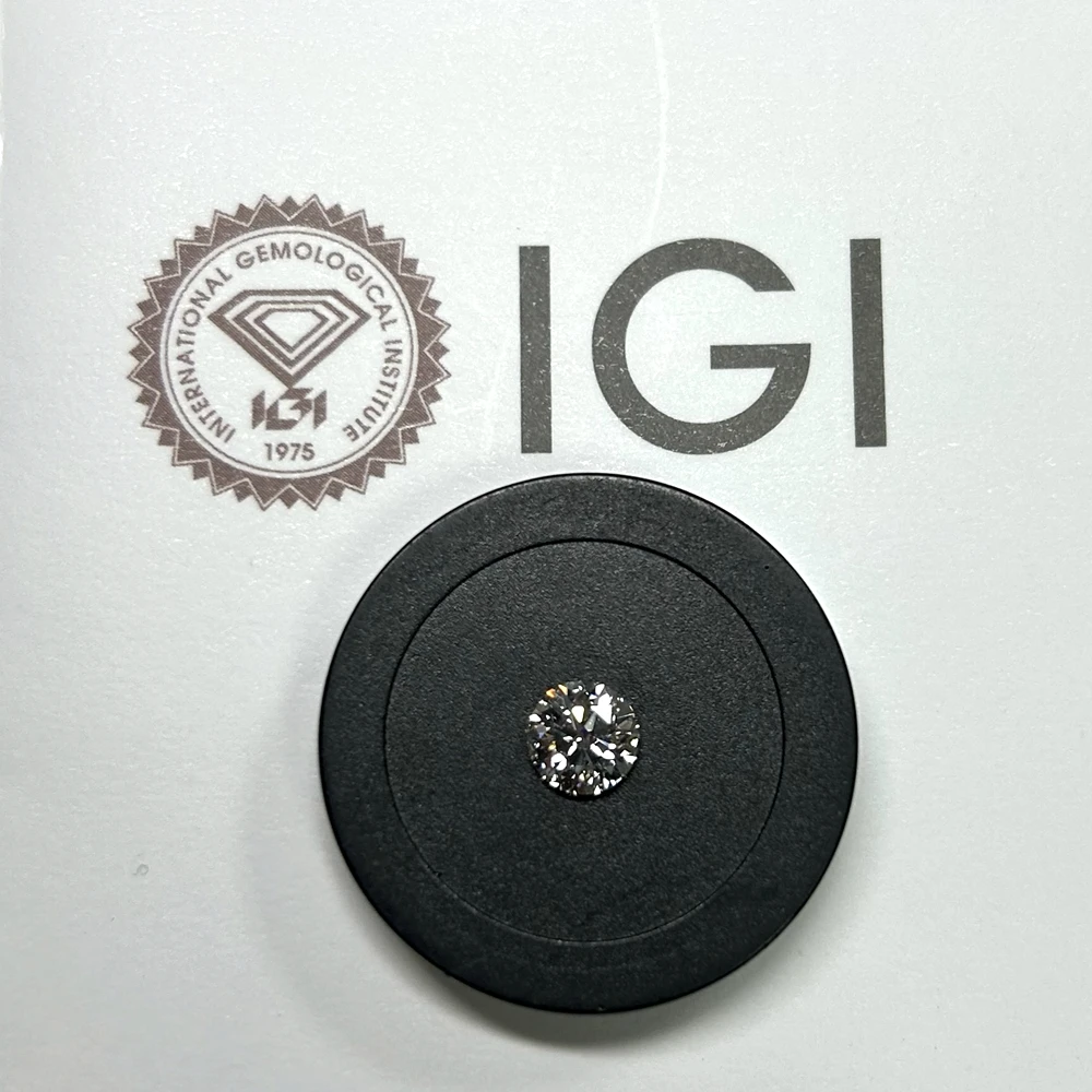 

VVS1 D 6mm 0.8ct IGI Certified HPHT VS1 Round Brilliant Cut Lab Grown White Diamond