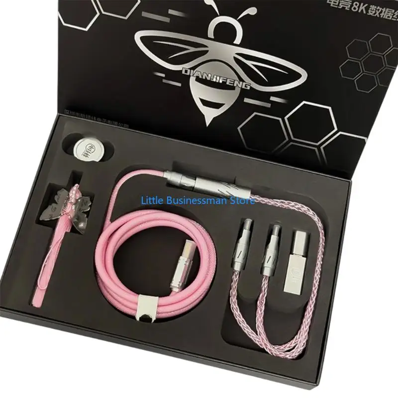 Desktop-Computer-Kabel-Set für Tastatur, Maus, USB-C-Speicher, Verwendung M76A – Detail 5