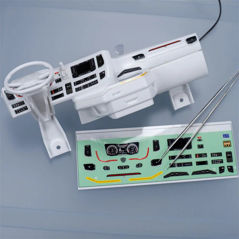 1:14th Scale Interior Sticker Center Console for Tamiya RC Truck SCANIA 770S 6x4 56368 56371