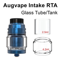 Hong Accessory Bubble Glass Tank For Augvape Intake RTA Atomizer 2.5ml 4.2ml Single Coil 24mm Tank Protector Cotton