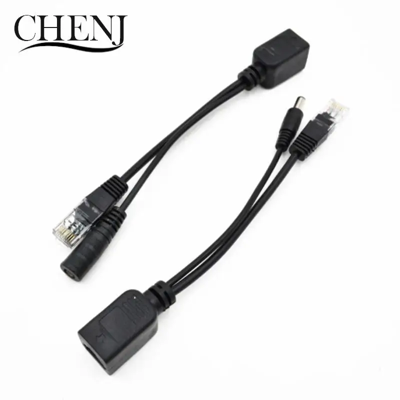 POE Converter Power Cord RJ-45 Network Interface Adapter Cable DC 12v Usb Power Splitter Internet Connection Cable For Ip Camera