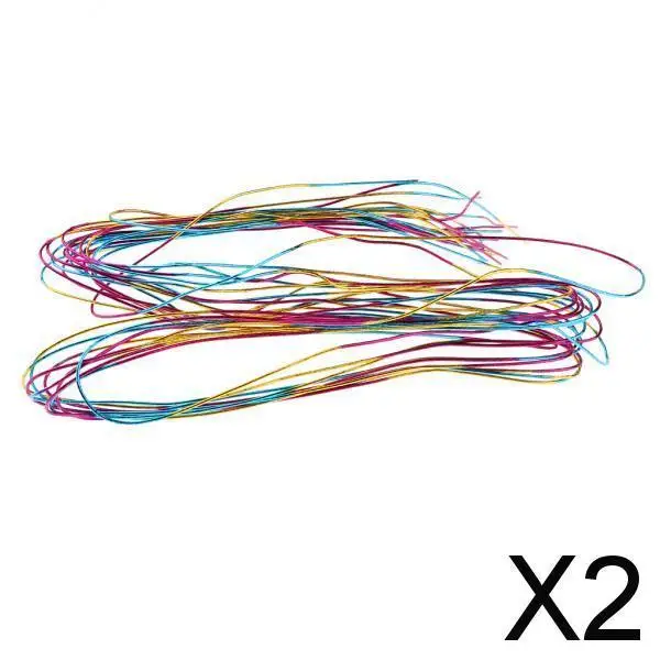 2-4pack 10Pcs Mixed Color Iron Wire for Crafting Florist DIY Decoration Supplies