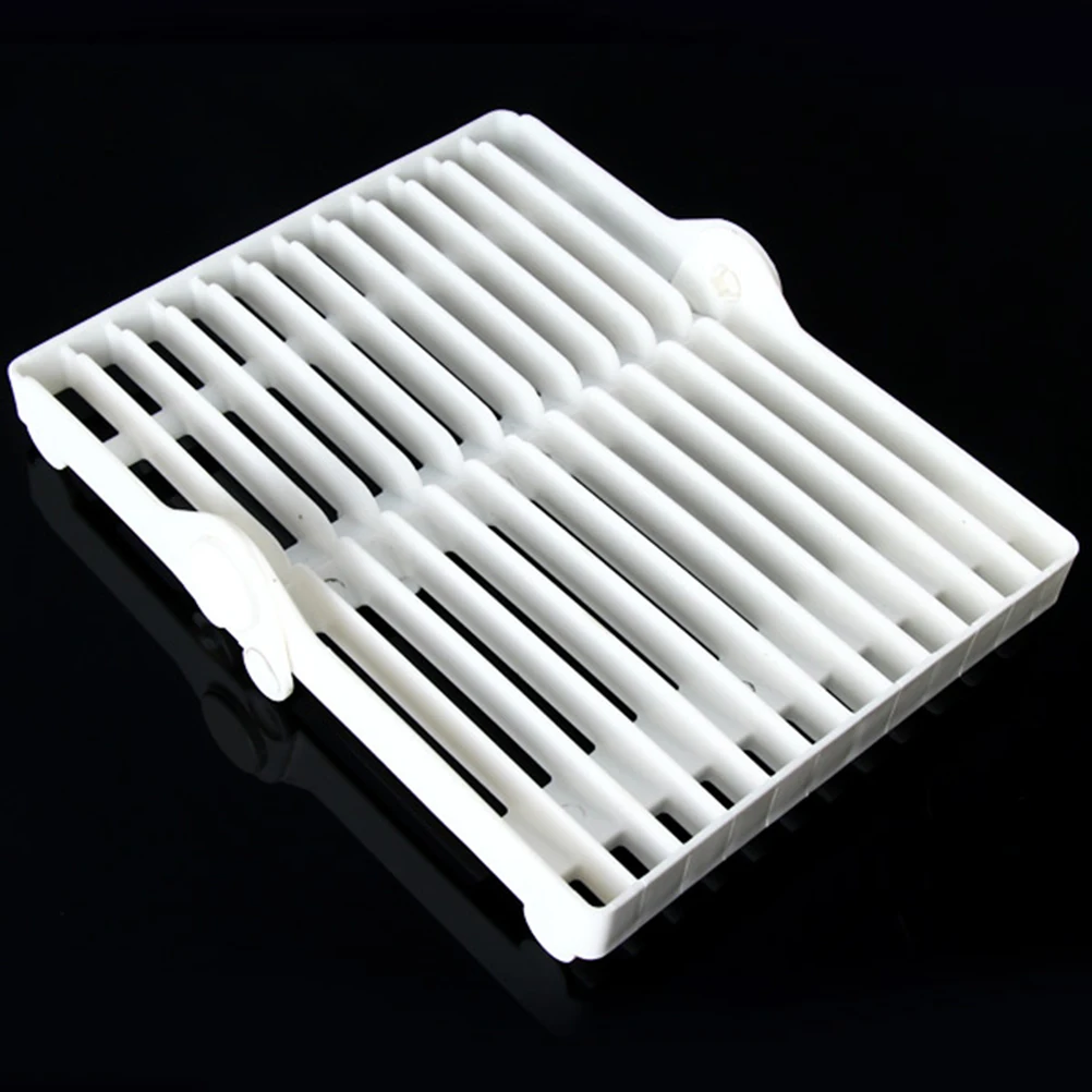 

Plastic Drying Lightweight Ergonomic Design Easy To Clean Portable Dish Rack Drainer White Dish Storage Organizer Rack