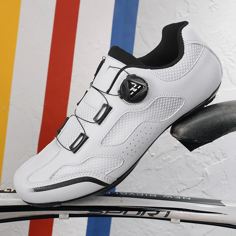

Bicycles professional riding shoe unisex four seasons fashion wear-resistant non-slip breathable hard bottom assist cycling shoe