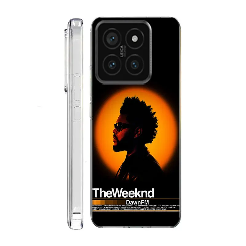 The Weeknd Minimalist Poster Clear Phone Case For Xiaom Mi 12 12T 11T 10T 9T 13 11 10 9 8 Lite CC9 CC9E Pro 6X 5X A1 A2 A3 Cover