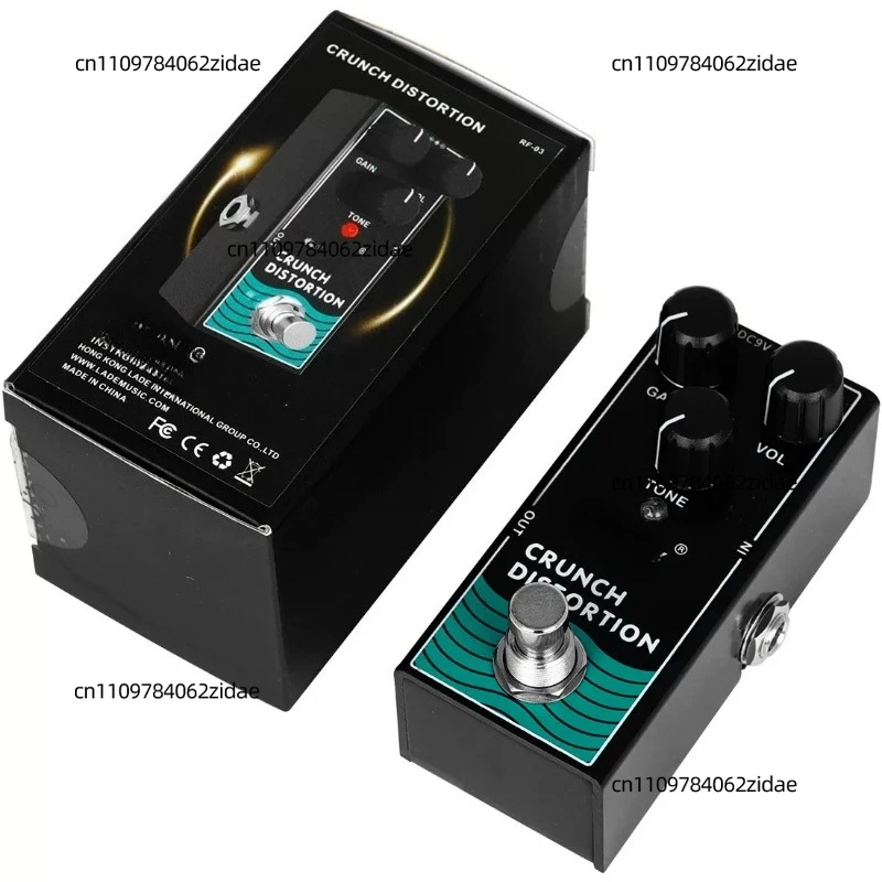 For IRIN RF Series Mini Guitar Effect Pedal, Portable Compact Single Block Effects Processor for Electric Guitar Playing