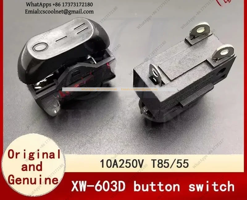 JS02 Rocker Switch XW-603D 3-Pin 3-Speed 10A 250V for Hair Dryer Blower