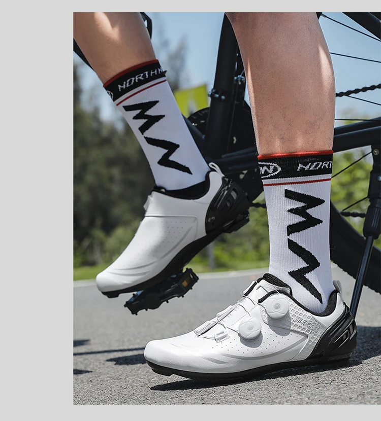 Unisex-Fahrradschuhe, atmungsaktive SPD-Rennradschuhe, professionelle MTB-Mountainbike-Schuhe, locklose Trainings-Fahrradschuhe – Detail 23