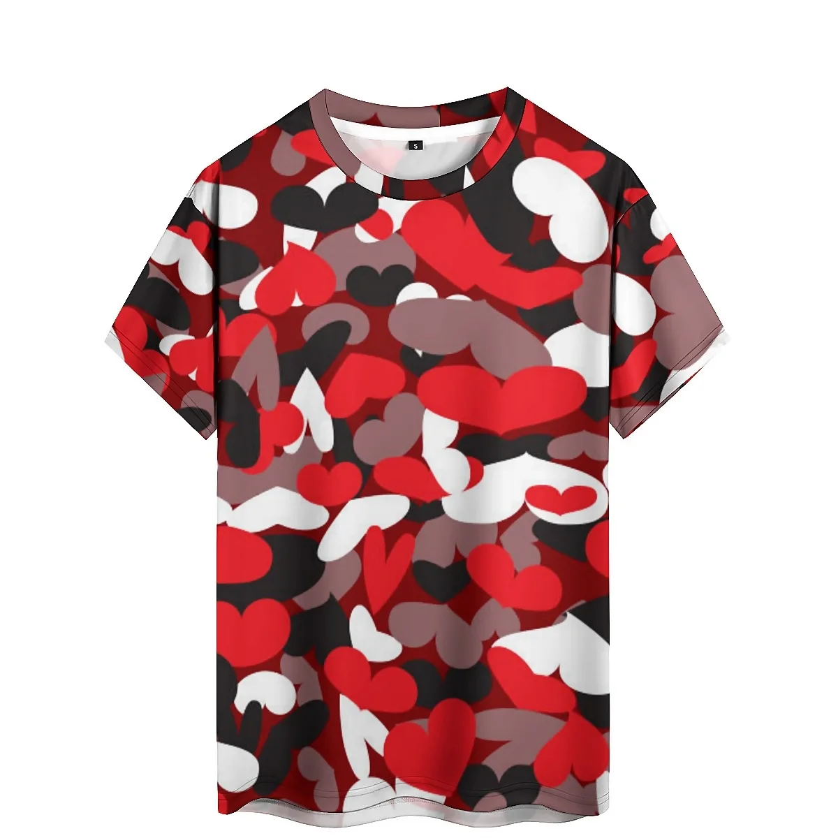Men's Hawaiian Style Minimalist 3D Printed Short-Sleeve T-Shirt - Youth Basic Tee