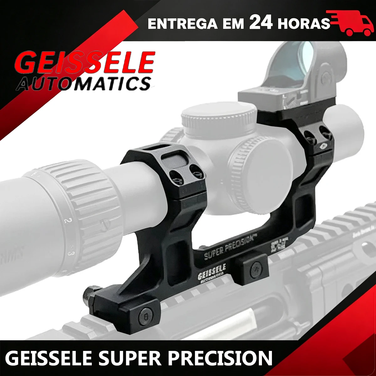 Wood Lathe Bed Extension - GEISSELE Base di montaggio per ottica