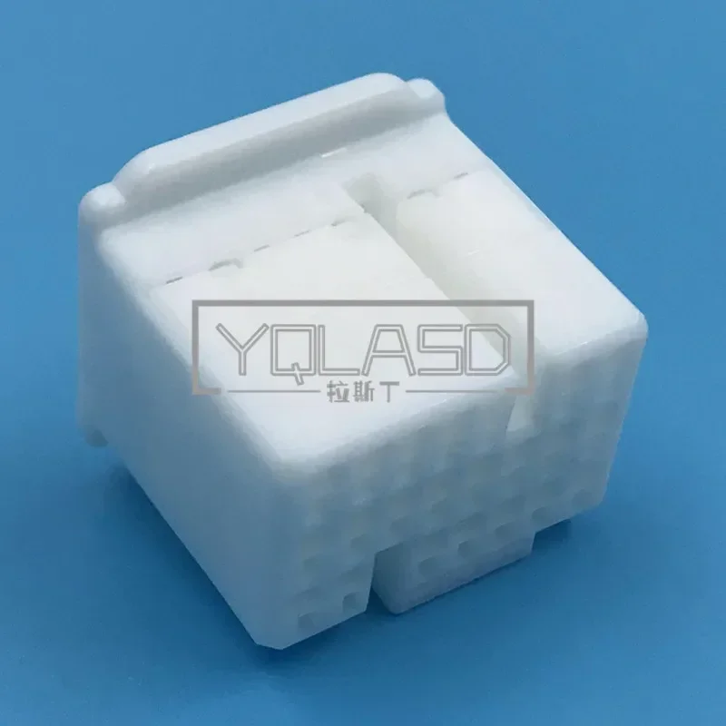 1 Set 22 Way White Car Low Current Electric Wiring Plastic Housing Unsealed Connector AC Assembly With Terminal 353028-1