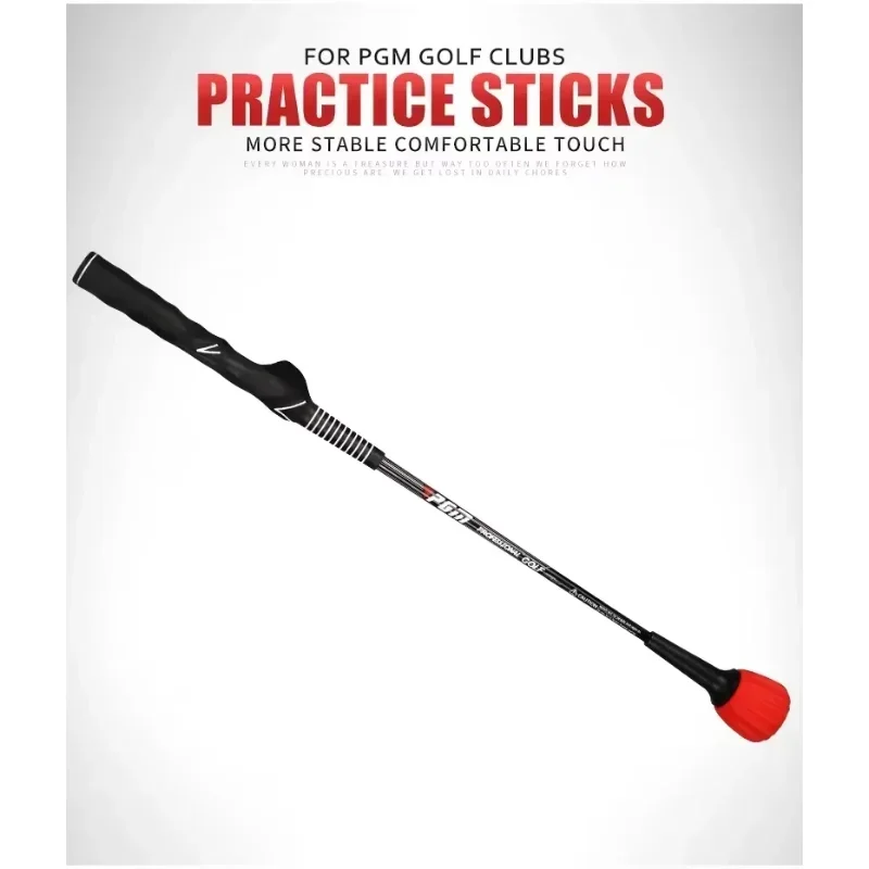 PGM Golf Swing Trainer With Adjustable Sound Release, Stick Hand Type Grip, Beginner's Training Kit
