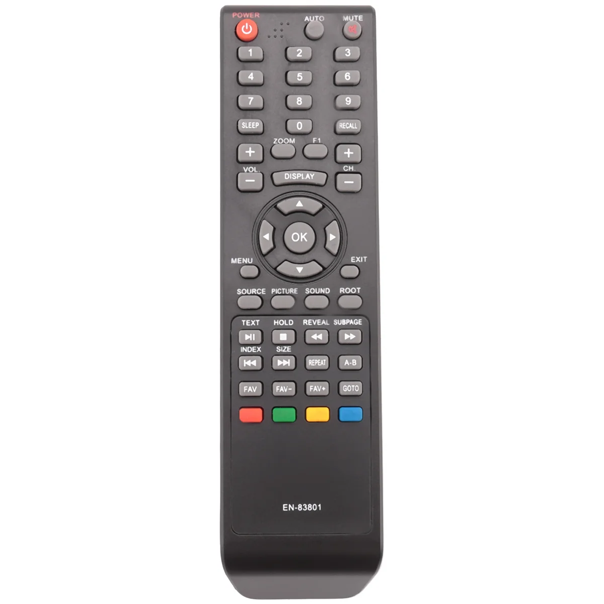 Replacement Remote Control Suitable for SUPRA TV ABANS LLOYD EN-83801 Remote Control English Version