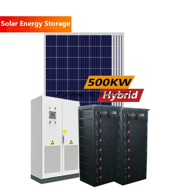 Hybrid 1MWh Battery 500kw PCS 40ft Containerized Energy Storage System ESS solution