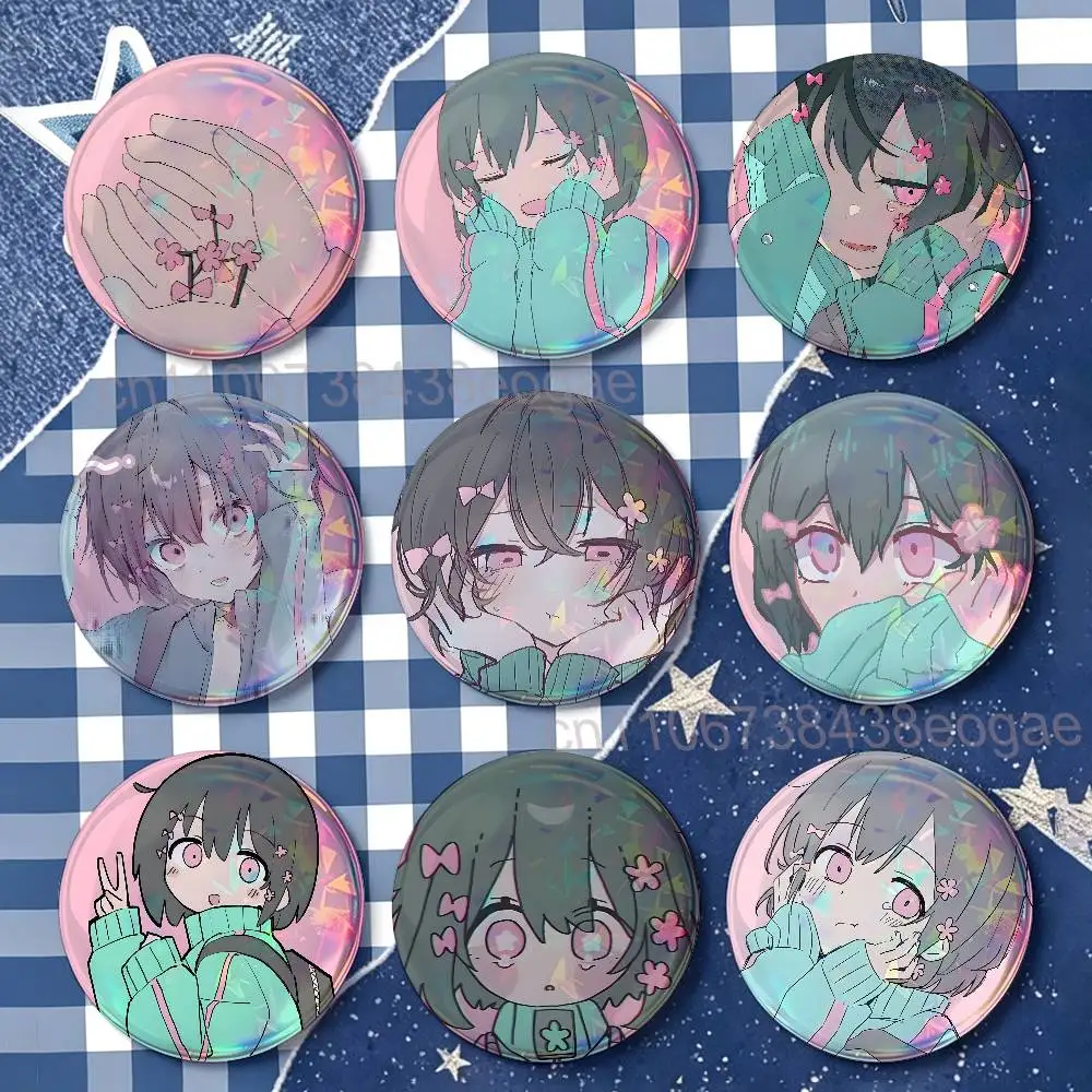 K-Kyu kurarin iyowa HD Print Badges Pretty Round Display Brooches IP merchandise 32mm 58mm 75mm 44mm 25mm