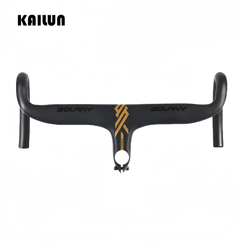 

New road bike handlebar aluminum alloy wind breaking ultra light road bike integrated handlebar road bike sports car handlebar