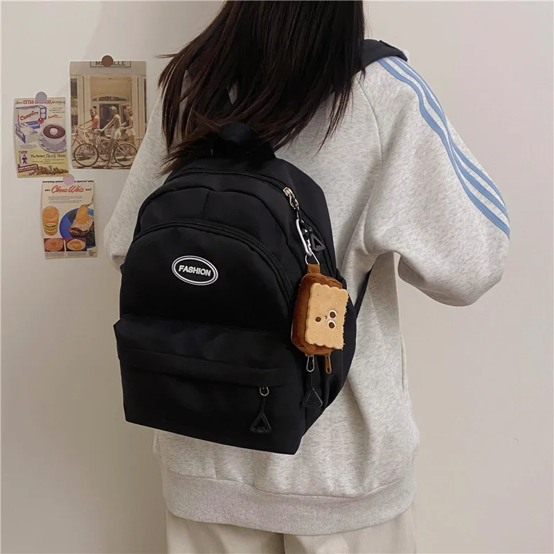 New Children\'s Backpack Japanese Style Ins Letter Simple Female Student Mini Travel Backpack Kindergarten School Bag