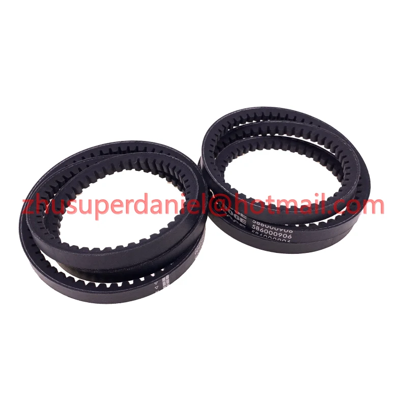 6pcs/lot genuine 586000906P Boge air compressor V-belts driving belts