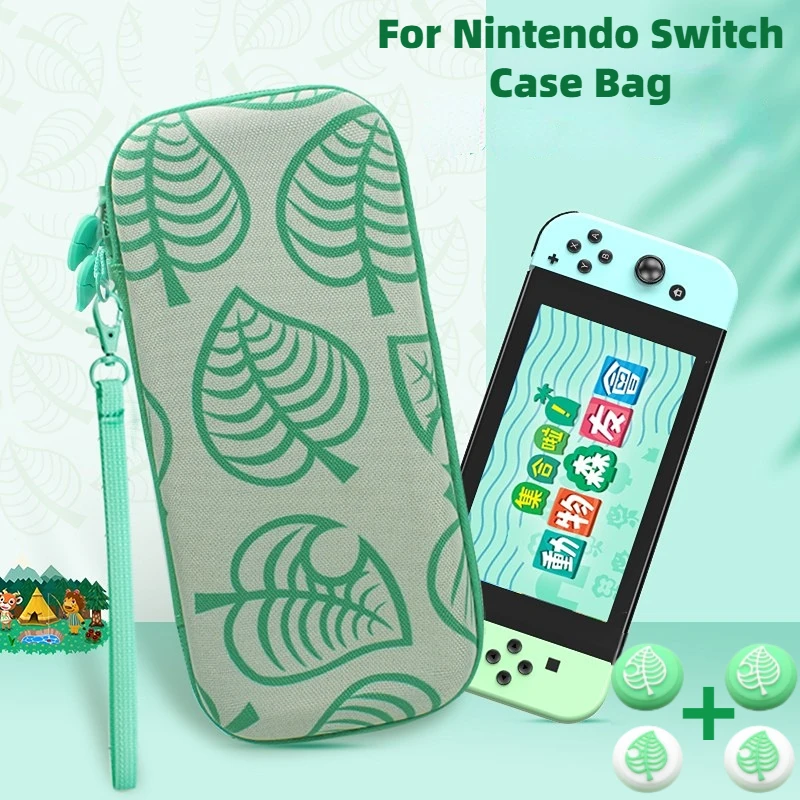 New Portable Animal Crossing Storage Bag For Nintend Switch Oled Lite Case NS Console Carrying Travel Bag Game Accessories