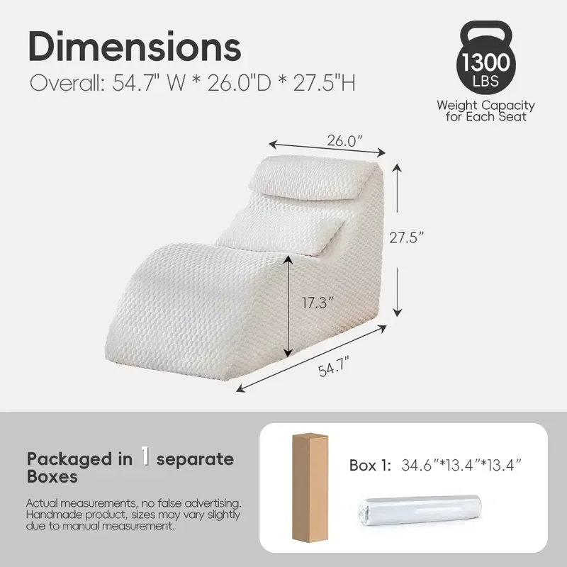 Modular L Shaped Sofa Cover for Cloud Sofa Vacuum Compression Boneless Sectional Couch Slipcover Luxury Yoga Bed Protector