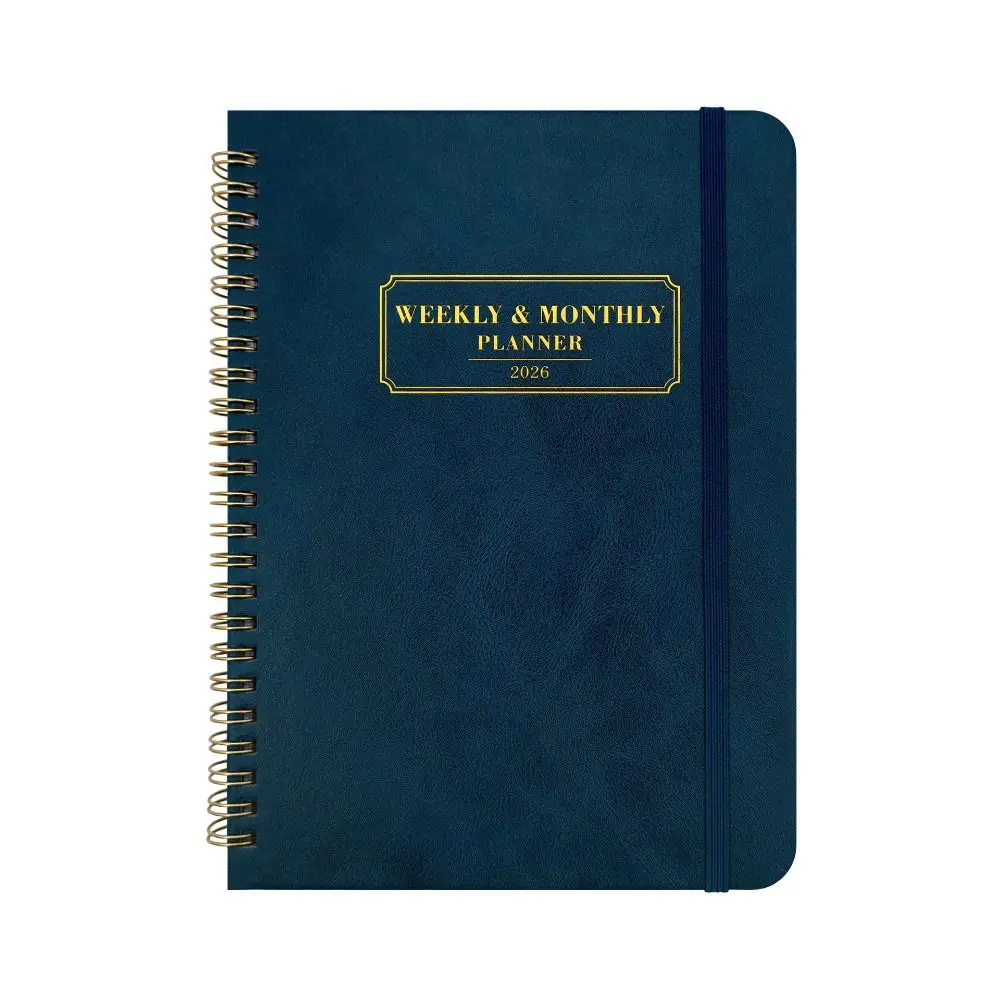 دوامة A5 مخطط أسبوعي قوي التوأم سلك 2026-2027 دفتر جدول الأعمال علامات التبويب الشهرية ملاحظات صفحات مخطط التقويم الشهري #2