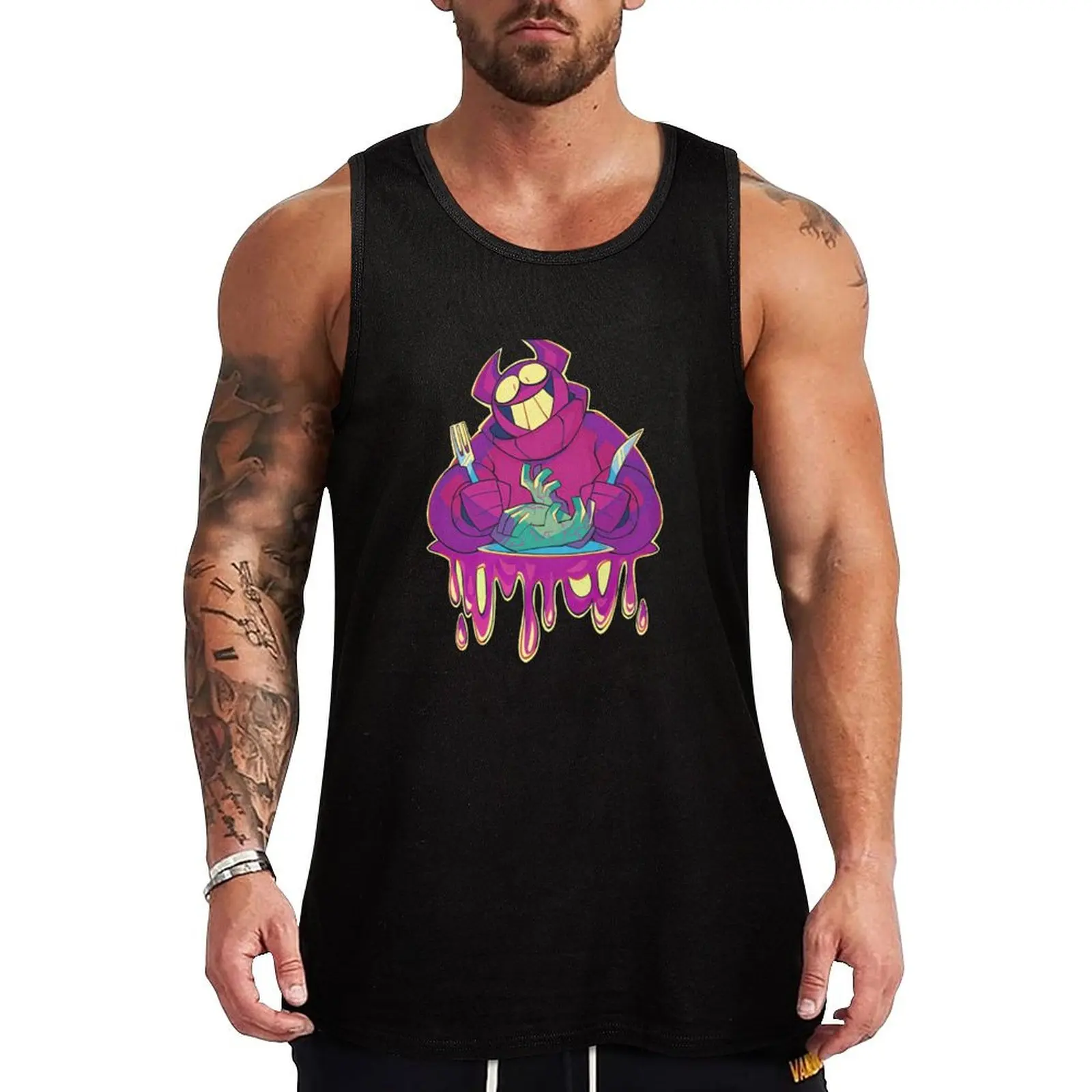 

Spooky Month Tank Top summer 2025 sleeveless shirt man training weight vest mens gym clothes