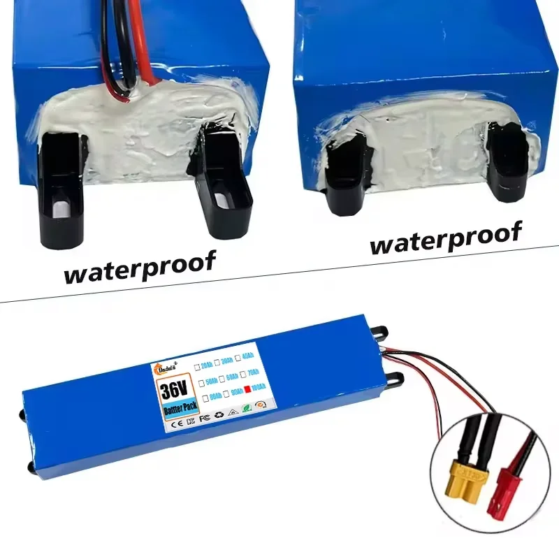 36V 100Ah 10S3P Li-ion Battery Pack - for M365 Electric Scooters, High Capacity & Rechargeable, 18650 Cells